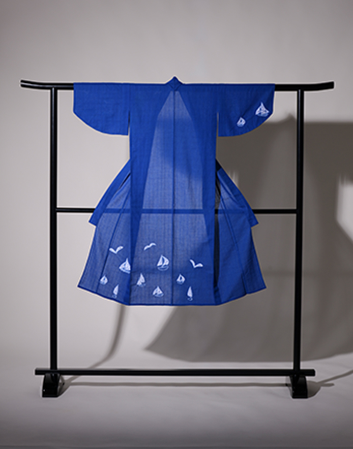 浴衣（子ども用）「ヨット」