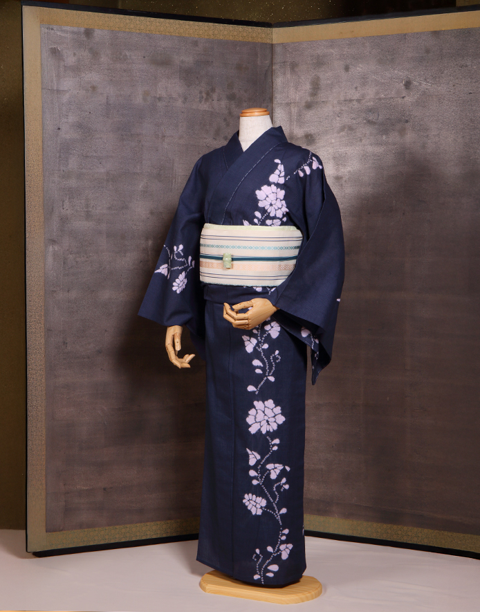 夏着物「唐松花」※受注生産