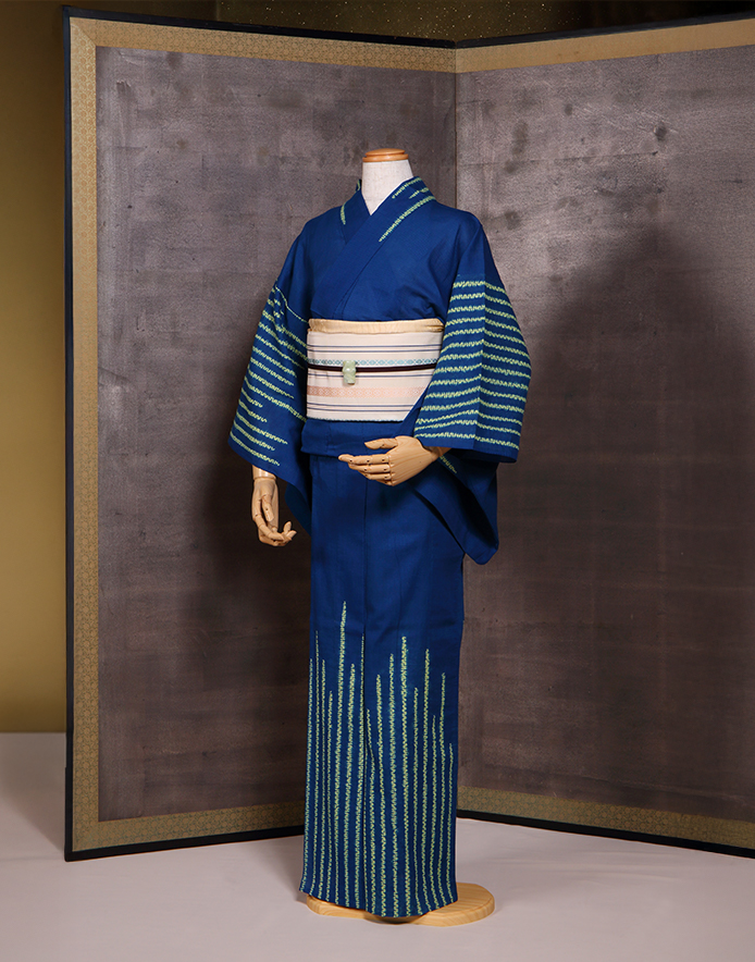 夏着物「流れ」※受注生産